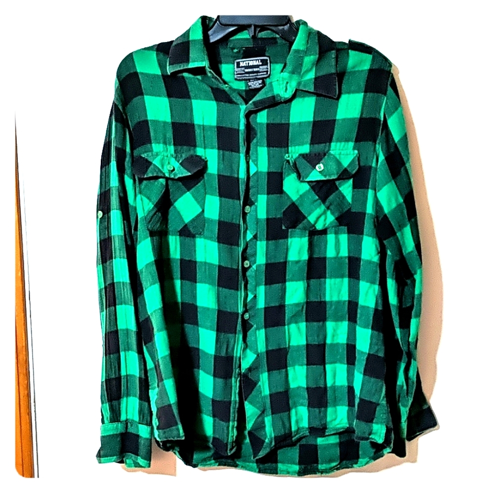 National Outfitters Long Sleeve Button Down Casual